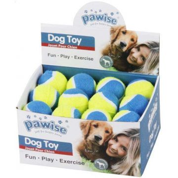 PAWISE Minge pentru câini Tennis, diametru 6,3cm