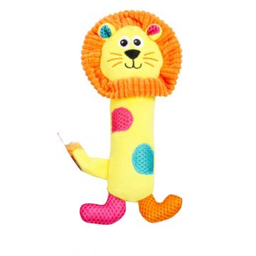 PAWISE Vivid Life Jucărie pentru câini Leu pe băţ, din pluş. 23cm