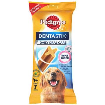 PEDIGREE Delicii pentru câini DentaStix Talie Mare (25kg), Mono, 7 buc, 270g