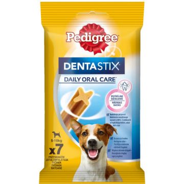 PEDIGREE Delicii pentru câini DentaStix Talie Mică (5-10kg), Mono, 7 buc, 110g