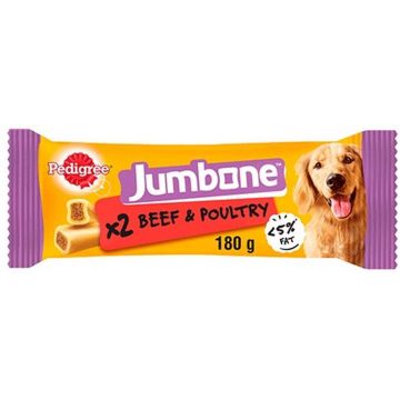 PEDIGREE Delicii pentru câini Jumbone Medium Vită şi Pasăre 180g
