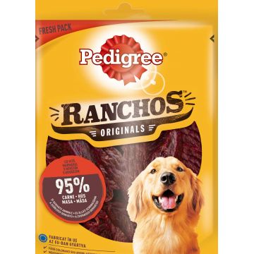 PEDIGREE Delicii pentru câini Ranchos, cu Vită 70g
