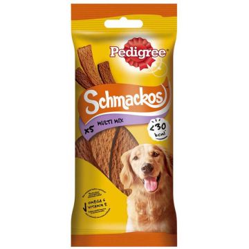 PEDIGREE Delicii pentru câini Schmackos Multi Mix, benzi moi