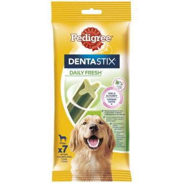 PEDIGREE Delicii pt. câini DentaStix Fresh Talie Mare (25kg+), 7 buc, 270g