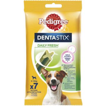 PEDIGREE Delicii pt. câini DentaStix Fresh Talie Mica (5-10kg), 7 buc, 110g