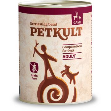PETKULT Conservă pentru câini, cu Vânat 800g