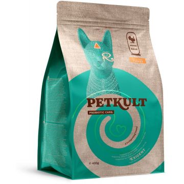 PETKULT Probiotic Care EXIGENT pentru pisici, conţinut ridicat de Curcan