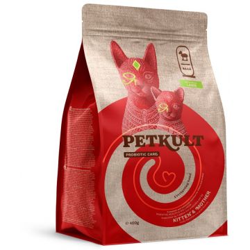 PETKULT Probiotic Care KITTEN&MOTHER pentru pisici, cu Miel proaspăt