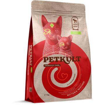 PETKULT Probiotic Care KITTEN&MOTHER pentru pisici, cu Miel proaspăt