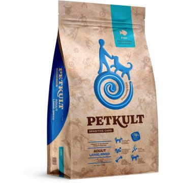 PETKULT Sensitive Adult large, talie mare, Peşte
