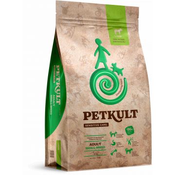 PETKULT Sensitive Adult small, talie mică, Miel şi orez