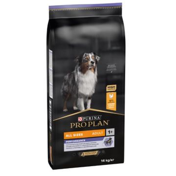 PRO PLAN Hrană uscată pt câini Adult All Breed Performance cu Pui 14kg