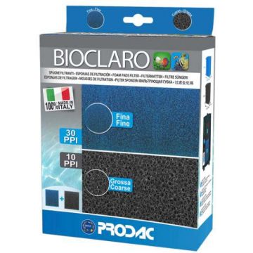 PRODAC Bioclaro Material pentru filtrare, burete 2 bucăţi 33x20x6,5cm