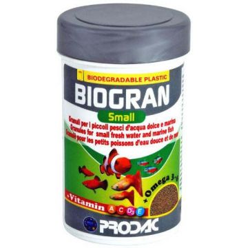 PRODAC Biogran Small Hrană pentru peşti marini şi de apă dulce, granule 100ml