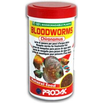 PRODAC Bloodworms Chyronomus Hrană cu larve de ţânţari roşii 100ml