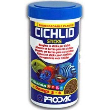 PRODAC Cichlid Sticks Hrană pentru ciclide, sticks 250ml