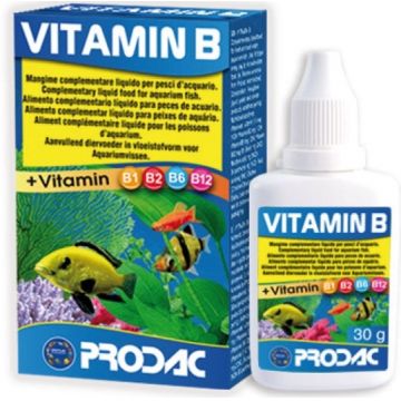PRODAC Hrană complementară lichidă cu Vitamina B pentru peşti, 30g