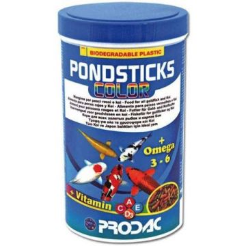 PRODAC Pondsticks Color Hrană pt. intensificarea culorii peştilor, sticks