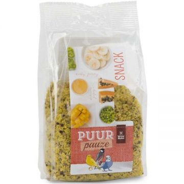 PUUR Pauze Delicatesă pentru păsări, cu fructe şi ierburi 200g