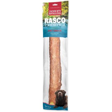 RASCO Premium Recompensă pentru câini, Stick din Piele de Vacă, cu Pui 170g