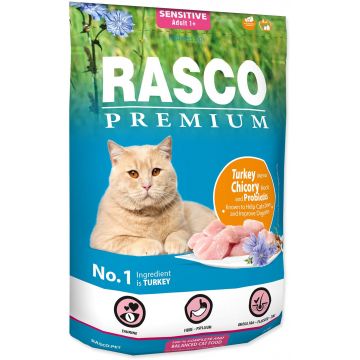 RASCO Premium Sensitive Hrană pentru pisici adulte, Curcan