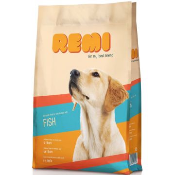 REMI hrană uscată pentru câini adulţi, cu Peşte