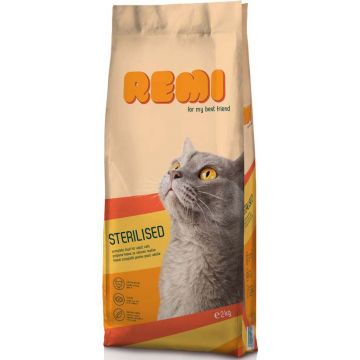 REMI Sterilised, hrană uscată pentru pisici sterilizate