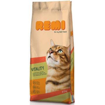 REMI Vitality, hrană uscată pentru pisici adulte 2kg