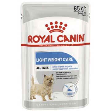 ROYAL CANIN CCN Light Weight Loaf Plic hrană umedă pentru câini 85g