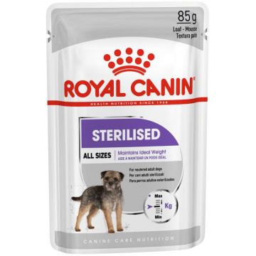 ROYAL CANIN CCN Sterilised Loaf Plic hrană umedă pentru câini 85g