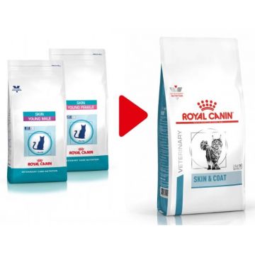 ROYAL CANIN VD Skin & Coat Hrană uscată pentru pisici 1,5kg