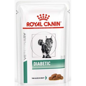 ROYAL CANIN VHN Diabetic Plic hrană umedă pentru pisici 85g
