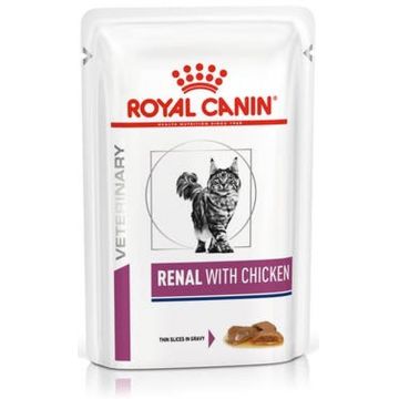 ROYAL CANIN VHN Renal Plic hrană umedă pisici, cu Pui 85g