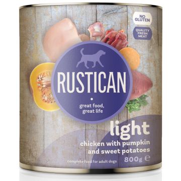 RUSTICAN Light Pui, Dovleac şi Cartofi dulci