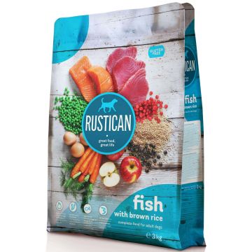 RUSTICAN Peşte şi Orez brun, fără gluten