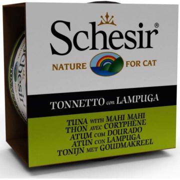 SCHESIR Sea Specialities Conservă pentru pisici Ton cu Mahi-Mahi 85g