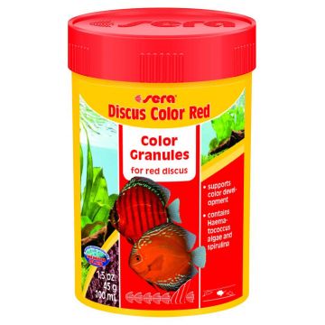 SERA Discus Color Red - Hrană granulată pentru Discus roşii