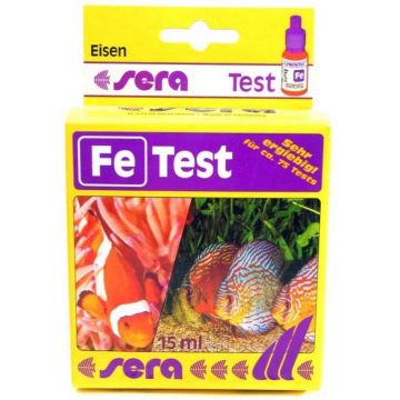 SERA Fe Test pentru măsurarea cantităţii de fier din apă 15ml