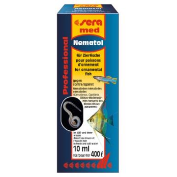 SERA Med Professional Nematol Tratament pentru peşti 10ml pentru 400L