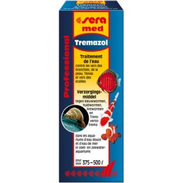 SERA Med Professional Tremazol Tratament pentru peşti 25ml pentru 375L-500L
