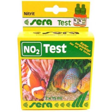 SERA NO2 Test pentru măsurarea cantităţii de nitriţi din apă 2x15ml