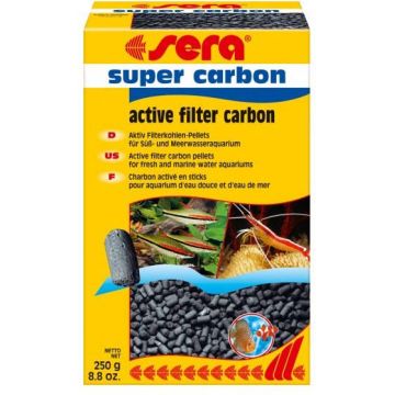 SERA Super Carbon Cărbune activ pentru acvariu 250g