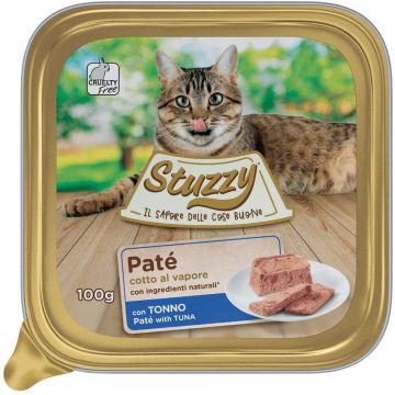 STUZZY Cat Pate pentru pisici, cu Ton 100g