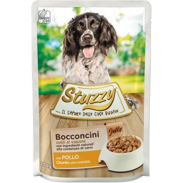 STUZZY Plic hrană umedă pentru câini, cu Pui 100g
