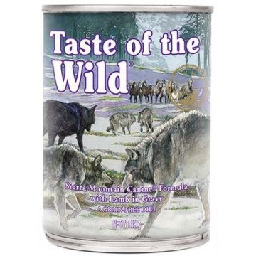 TASTE OF THE WILD Sierra Mountain cu Miel 390g