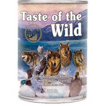 TASTE OF THE WILD Wetlands cu Raţă 390g
