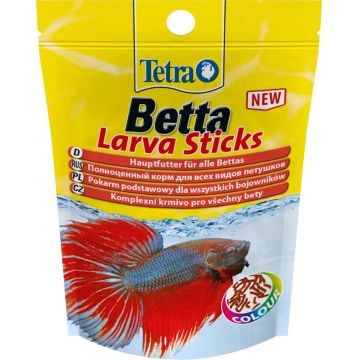TETRA Betta LarvaSticks Plic hrană sub formă de sticks pentru peşti Betta 5g