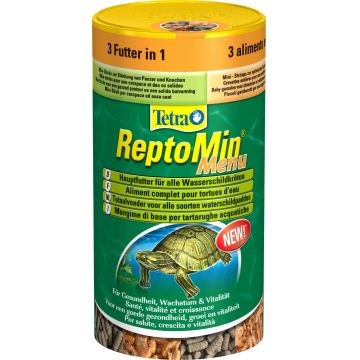 TETRA ReptoMin Menu Hrană completă pentru broaşte ţestoase 250ml