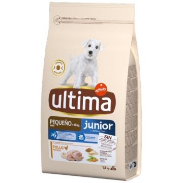 ULTIMA Hrană uscată pentru căţeluşi, JUNIOR, cu Pui 400g