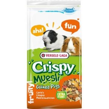 VERSELE-LAGA Crispy Muesli Hrană pentru porcuşori de Guineea